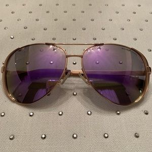 Michael Kors Chelsea purple aviator sunglasses